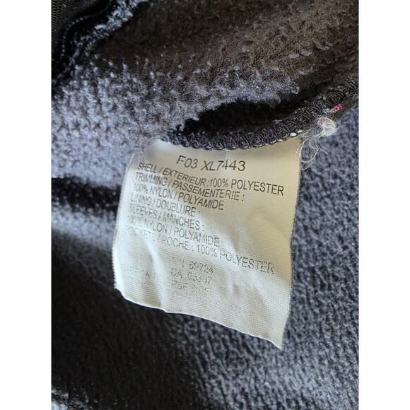 COLUMBIA Gray Black Active Outdoor Sporty Pullover Fleece Jacket SZ M - Picture 4 of 6